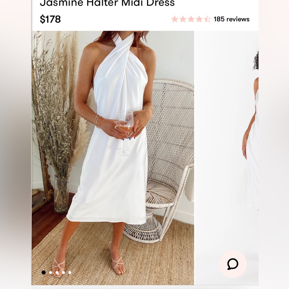 Show me your mumu Jasmine Halter Midi dress